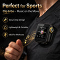 HiFi Mini MP3 Player with Clip Two-way Bluetooth AptX LDAC DSD256 Lightweight 45g ALPS 64GB SD Portable FLAC Player for Sports