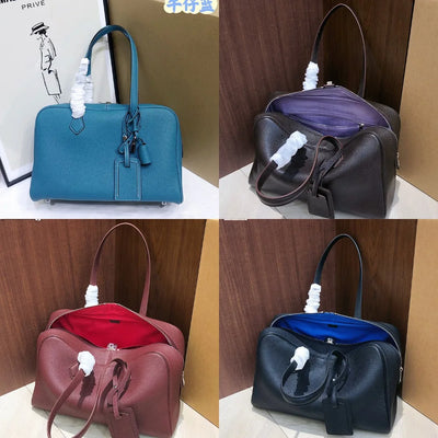 Handbag Large Capacity Leather Women's Bag Boston | SAMAG