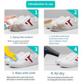 Shoe Cleaning Quick Stain Remover Whitening Polish For Sneakers Leather Boots Car Interior Multi Purpose Gentle Safe Formula