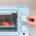 10L Mini Oven Microwave Combo, 220V Household All-in-One for Baking Grilling Defrosting, Compact Space Saver
