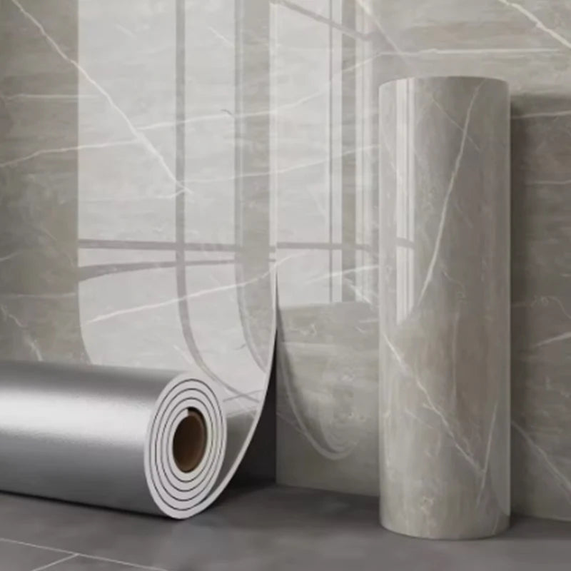 40cm Imitation Ceramic Tile Self-Adhesive Marble PVC Wallpaper Bathroom Waterproof Wall Sticker Bedroom Wallpaper