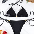 Sexy Triangle Bikini Sets Micro Thongs Swimsuit Women | SAMAG