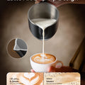 Electric Milk Frother Automatic Rotary Foamer for Coffee Cappuccino Latte Hot and Cold Foam Maker Split Type Milk Foamer