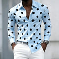 Men's shirt with polka dot print, trendy and personalized | SAMAG