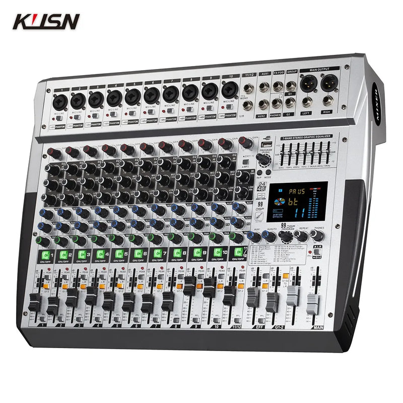 16 Channel 99 DSP Audio Mixer Console 8/12 Channel Professional Sound Mixing Console Soundcraft with Bluetooth USB