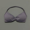 Sports Strappy Bra Yoga Underwear Women Gym Top Running Exercise Backless Bra High Support Active Wear Fitness Workout Halter