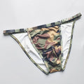 Men Underwear Sexy Men Camouflage Briefs Cuecas Calzoncillos Hombre Slip Mens Silky Bikini Briefs Underpants U Pouch Lingerie