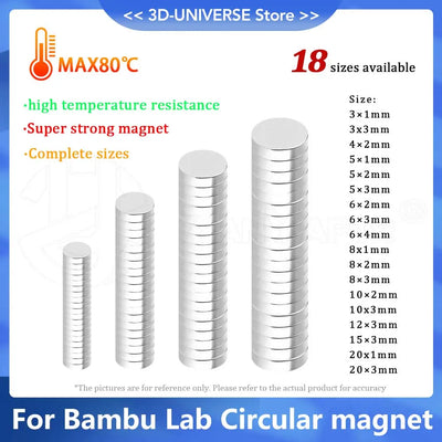 Circular Magnet DIY Parts Refrigerator Office Kitchen | SAMAG