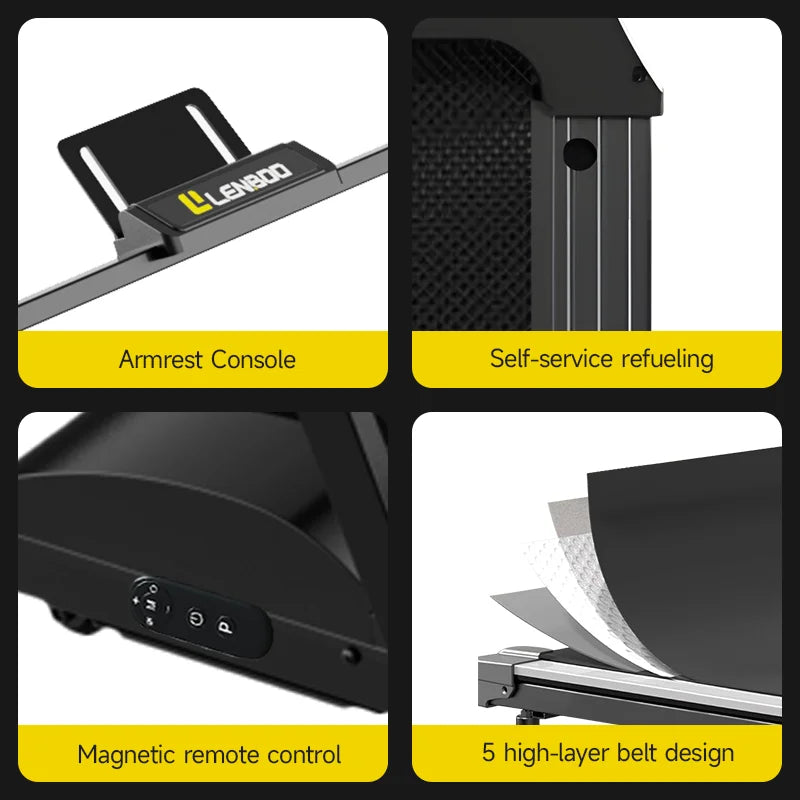Portable Home Fitness Running Machine Foldable Electric | SAMAG