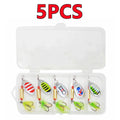 Fishing Spoons Lures Metal Baits Set Artificial Hard | SAMAG