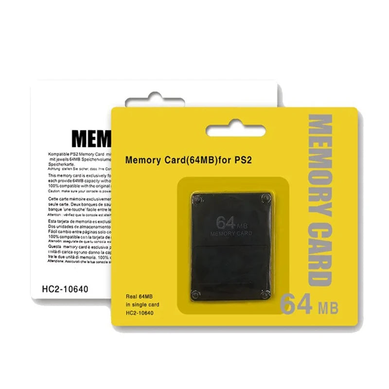 Memory Card 8M/16M/32M/64M/128M/256M for PS 2 Extended Card Save Game Data Stick Module for PS2 Console Store the Game Progress
