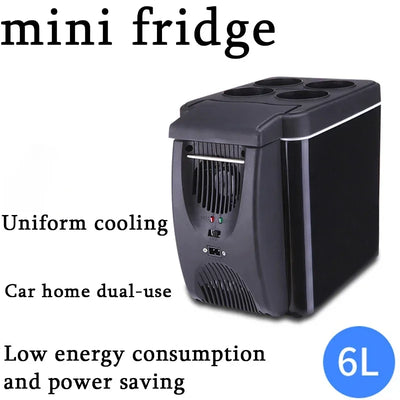 6L 12V Electric Car Refrigerator Mini Freezer Cooler | SAMAG