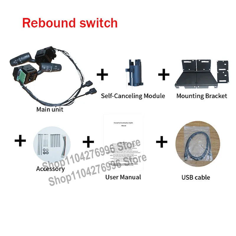 Racing Simulator Steering Wheel Turn Signal Wiper Automatic Rebound Off Cruise Ignition Switch For Logitech G25 G29 G27 G920