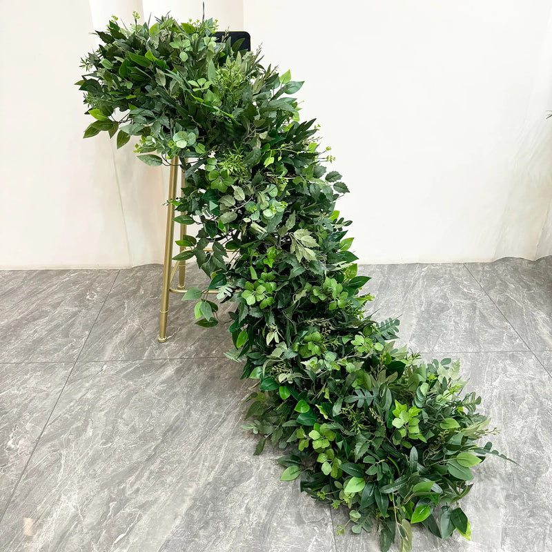 Uflower White Rose Cherry Blossom Wedding Arch Floral Row - View 6 | SAMAG