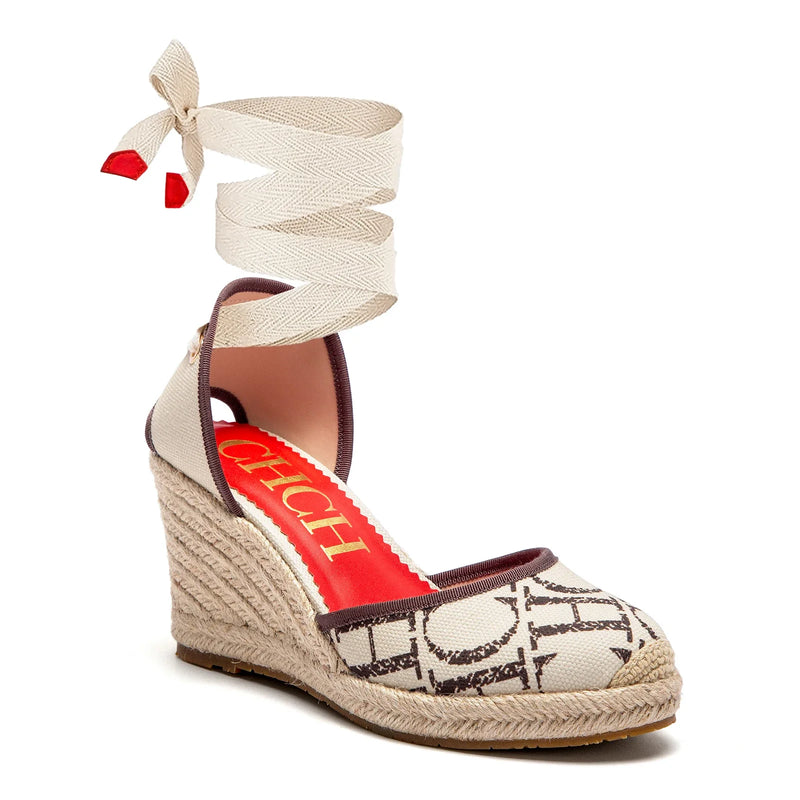 Women's High Heels Summer Espadrillle Platform Wedge 2025 Sandals Closed Toe Ankle Strap Lace up Beach Vacation Party 8cm