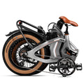 US Stock Fashion Commuter Electric Bike Foldable With APP Adult Woman Youth Cool 750w Powerful Electric Bicycle Double Battery