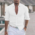 Summer Trend Men's Long-Sleeved Shirt - Casual Breathable | SAMAG