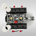 DLE400 Electric Start RC Engine 400W Power with 14V DC Output Air-Cooled High Power Generator for Giant Scale Models