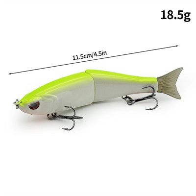 11.5cm 18.5g Balam Glide Bait Swimbait Joint Giant Pike | SAMAG