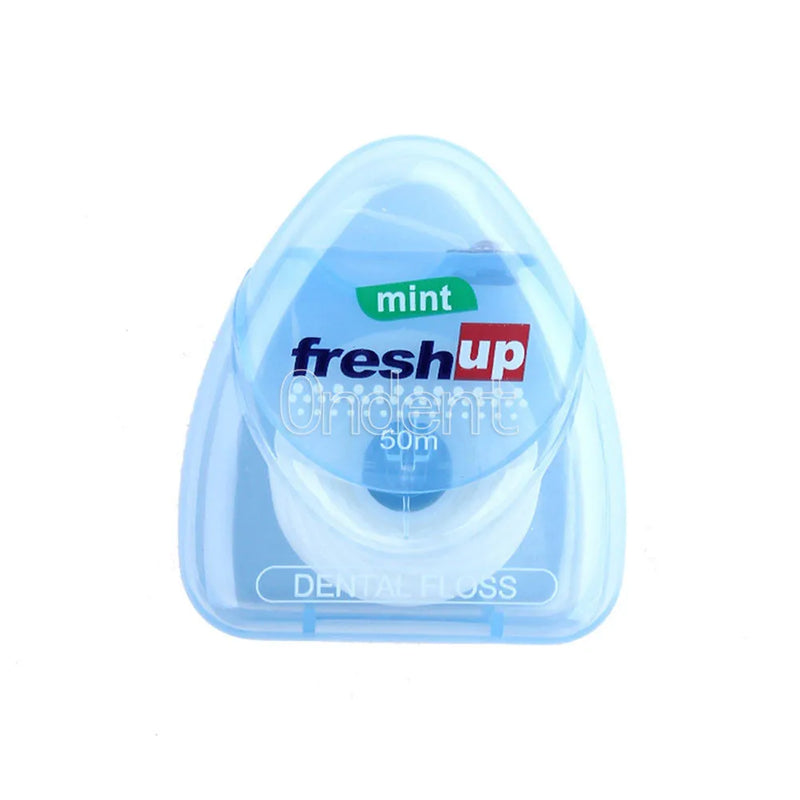 Dental Floss Mint Plaque Remover for Teeth Shred Resistant Waxed Easy on Gums & Teeth Oral Care for Adults & Kids 50m