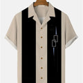 Stripes Simple Casual Dress Shirts European Size Men's | SAMAG