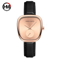 Local Shipping Women Watch With Stainless Steel Mesh Strap 34mm Rose Gold Dial Oval Clock Creative Timing Sub | SAMAG