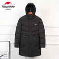 Naturehike Men Down Winter New Warm Thick Windproof Parkas Jackets Coat Men Autumn Fashion Hooded Slim Fit Casual Casual Parkas