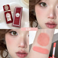 Gege Bear Strawberry Pink Liquid Blush Korean Makeup Matte Nude Apricot Tint Blusher Brighten Face Rubores Rouge Cute Makeup