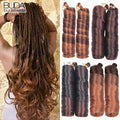 Loose Wave Braiding Hair Extensions 24" Synthetic Spiral Curls Braids Hair Pre Stretched Bouncy Braid French Curls Braiding Hair