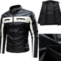 2026 Men Autumn Jacket Bomber Biker Zipper Motorcycle Faux Fur Coat Male Fleece Pilot Vintage Black Red Brown PU Leather Jacket