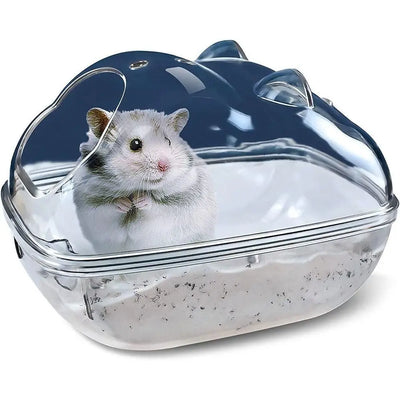 Transparent Plastic Small Bathtub Suitable for Hamsters | SAMAG