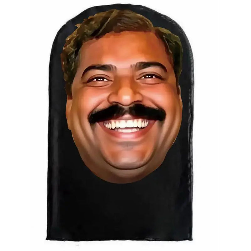 Funny Indian Facial Expression Spoof Abstract Humorous Mask Novelty Live Streaming Outdoor Prop Cosplay Costume Accessories