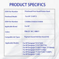 For HP 72 Printhead 72 C9380A C9383A C9384A Print Head For HP T770 T790 T1120 T1200 T1300 T620 T610 T1100 T2300 Printer Renew