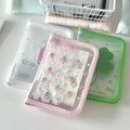 A6 Size Cute Stationery Storage Folder File PP Twill Zipper Pouch Document Bag Zip File Folder School Office Supplies