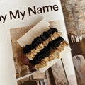 4pcs Pure Silk Small Scrunchie Set for women satin hair rubber bands girls elastic hair tie black hair rope Hair Accessories