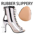 2024 New Sexy Women Black Thin High Heels Party Stilettos Jazz Dance Ladies Shoes Latin Dancing Street Sexy Stiletto