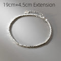 La Monada 15+4.5cm Simple Irregular Bracelets For Women Silver 925 Sterling Jewelry Fine 925 Sterling Silver Women's Bracelet