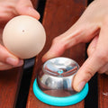 Stainless Steel Egg Piercer with Sturdy Base, Heavy Duty Tool for Hard Boiled Eggs, Non-Magnetic for All Kinds of Eggs
