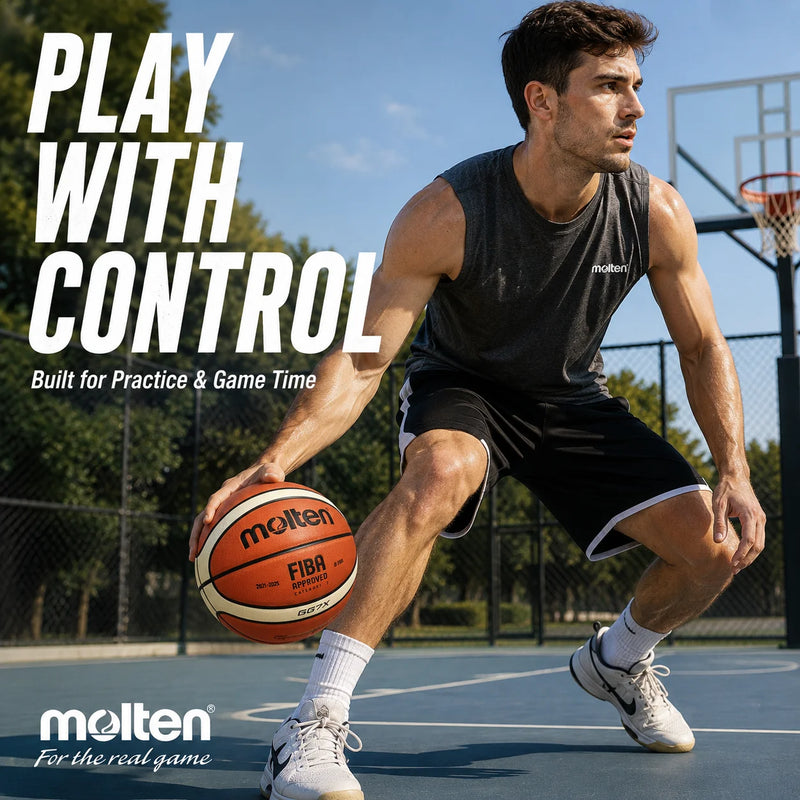 Molten GG7X Basketball Size 7 Indoor and Outdoor Training - View 5 | SAMAG