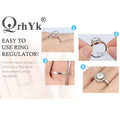 8 Sizes Silicone Invisible Clear Ring Size Adjuster Tighten Reducer Jewelry Tool