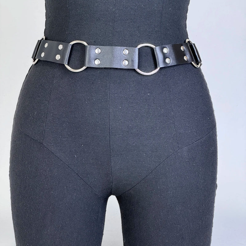 Pu Leather Harness Waist Belt Women Fashion Suspenders for Women Punk Decor Waist Belt Straps Gothic Clothing Accessories