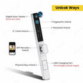 Smart Lock with Camera Door Viewer Waterproof IP66 Tuya WiFi Fingerprint Password Sliding RFID Card Sliding Electronic Door Lock