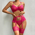 Lingerie Underwear Bras Sets Lace Garter Lingerie Women Intimates 2025 Underwire Bra And Panty Thongs Ladies Underwear Set