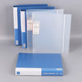 A4 Loose Leaf Binder 3 Ring Folder Transparent File Organizer Office Document Management School Storage System