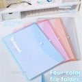 Large Capacity 3-Ring Binder with Pockets for A4 Paper,Holds 220 Sheet Presentation Folder for School Office(12.4x10.43 Inch)