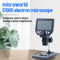 Digital Microscope 4.3'' LCD 1000X 1080P Camera with Adjustable Stand and LED Light For PCB Repair & Electronics