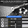9" DVR 16GB SYANSPAN Pipe Inspection Camera  23mm Lens 12 LEDs IP68 Video Camera Drain Sewer Pipeline Industrial Endoscope