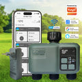 Tuya Wifi+RF433 3-outlet water timer Garden Water Timer Rain Delay Filter Programmable Automatic Irrigation Controller