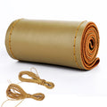 Leather Car Steering Wheel Cover Car Braid On The Steering Wheel 38 CM DIY Universal Auto Steering Wheel Cover Leather Case