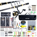 Goture Full Lure Fishing Combo Set Telescopic Carbon | SAMAG